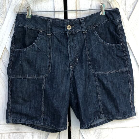 Riders by Lee Dark Wash Denim Shorts 12 - Picture 1 of 12